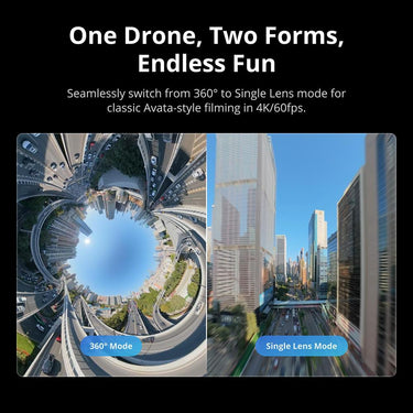 DJI Avata 360 Fly More Combo, 8K 360-Degree FPV Drone (DJI RC 2)