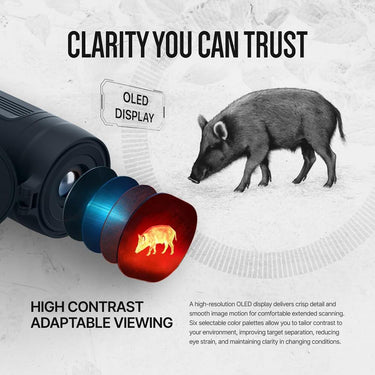 ATN BlazeSeeker 6 210 1.7-13.6x 256x192 10mm Thermal Monocular + Tactical Bundle