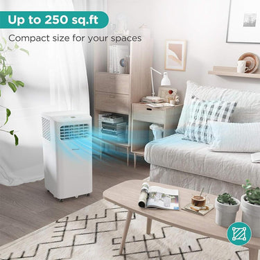 Hisense Portable Air Conditioner 6,000 BTU White Renewed with 2 Year Protection