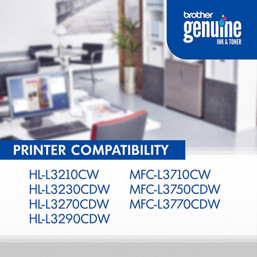 Brother Genuine TN227Y High Yield Yellow Toner Cartridge