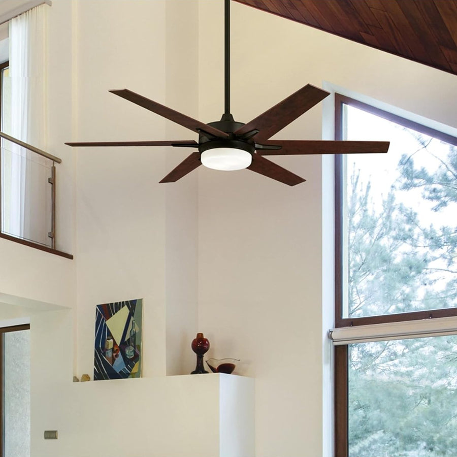 Westinghouse 74002B00 Transitional Cayuga, Smart WiFi Ceiling Fan, Black-Bronze Finish