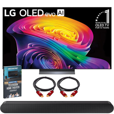 LG 48 inch OLED evo AI C6 4K Smart webOS TV (2026) + Samsung Soundbar Bundle
