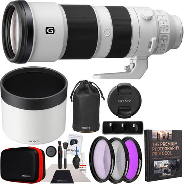 Sony FE 200-600mm F5.6-6.3 G OSS Lens Full-Frame Telephoto Zoom Pro Bundle SEL200600G