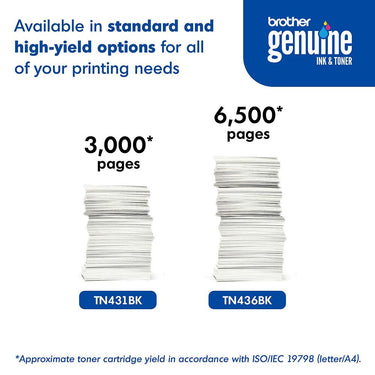 Brother Super High-yield Toner Cartridge, approx. 6,500 pages 4-Pack + Printer eBook