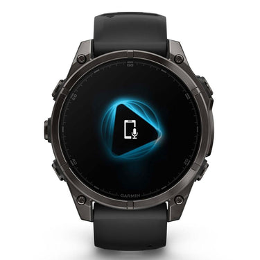 Garmin Fenix 8 47 mm AMOLED Sapphire Carbon Gray with Black Band + Bands Bundle