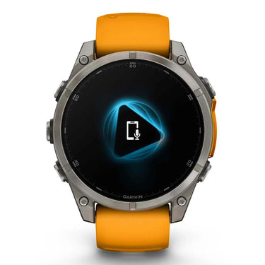 Garmin Fenix 8 47 mm AMOLED SapphireTitanium with Orange Band + Bands Bundle