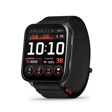 Garmin Venu X1 Premium GPS Smartwatch Black Titanium + 24mm Elastic Bands Bundle