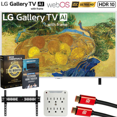 LG 55" Gallery TV with Frame LX7B Mini LED 4K TV 2026 w/ 26 Month Protection Bundle