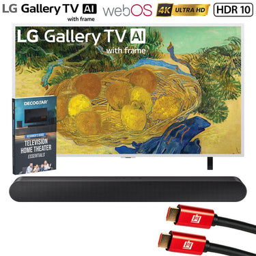 LG 65" Gallery TV with Frame LX7B Mini LED 4K TV 2026 w/ HW-S50B Soundbar Bundle