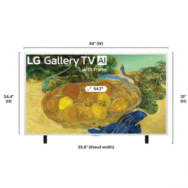 LG 55" Gallery TV LX7B Mini LED 4K TV 2026 + Wood Frame + 26 Month Warranty Bundle