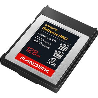 SanDisk Extreme PRO CFexpress 4.0 Type B Memory Card - 128GB (Up to 3700MB/s)