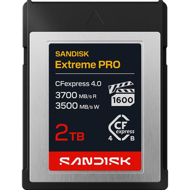 SanDisk Extreme PRO CFexpress 4.0 Type B Memory Card - 2TB (Up to 3700MB/s)