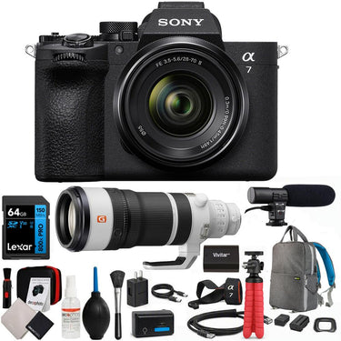 Sony a7 V Full-Frame Mirrorless Camera (28-70mm + 100-400mm) Dual Lens Bundle