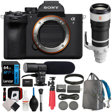 Sony a7 V Full-Frame Mirrorless Camera Body + 100-400mm Lens Accessory Bundle