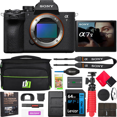 Sony a7 V Mirrorless Full Frame Camera Body ILCE-7M5 +Photography Accessories Bundle