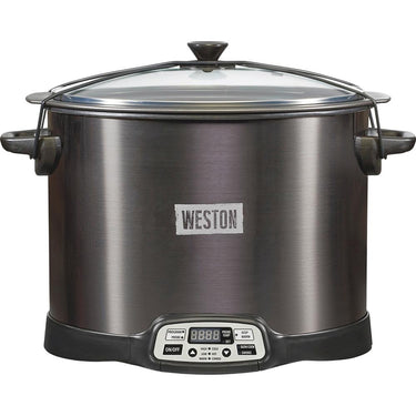 Weston 2-in-1 XL Programmable Slow Cooker and Electric Indoor Smoker (03-2601-W)