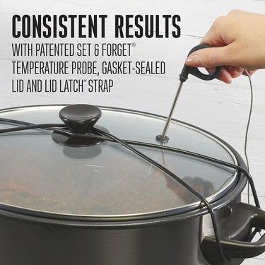 Weston 2-in-1 XL Programmable Slow Cooker and Electric Indoor Smoker (03-2601-W)