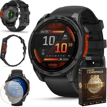 Garmin Fenix 8 47 mm AMOLED Slate Gray with Screen Protector & 2 Year Warranty