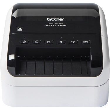Brother Wide Format Wireless Monochrome Label Printer w/ Deco Essentials Guide Bundle