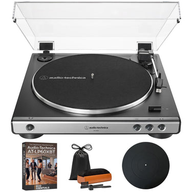 Audio-Technica AT-LP60X-GM Fully Automatic Belt-Drive Turntable w/ Deco Gear Master Guide