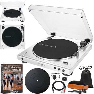 Audio-Technica Fully Automatic Turntable with Bluetooth w/ Deco Gear Turntable Guide