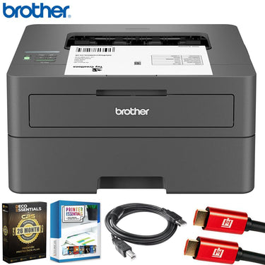 Brother HL-L2405W Wireless Monochrome Laser Printer + 26 Months Protection Bundle