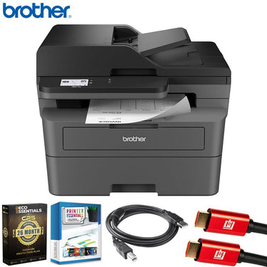Brother MFC-L2820DW Wireless Monochrome Laser Printer + 26 Months Protection Bundle
