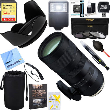 Tamron SP 70-200mm F/2.8 Di VC USD G2 Lens for Canon + 64GB Ultimate Kit