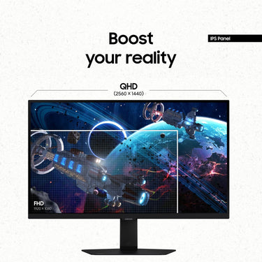 Samsung 27" Odyssey G50D QHD 180Hz 1ms G-Sync Compatible Gaming Monitor Bundle