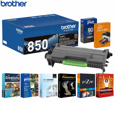 Brother High Yield Toner with Deco Gear Print Guide and Printer Essentials