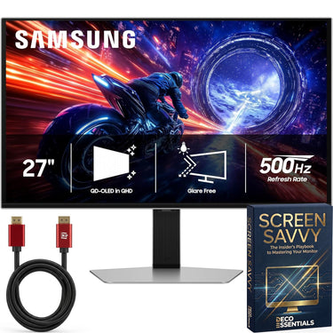 Samsung 27" Odyssey OLED G6 G60SF QHD 500Hz Gaming Monitor Bundle