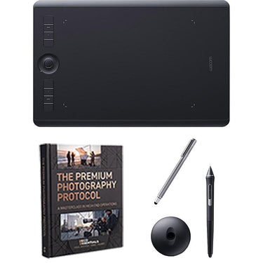 Wacom Intuos Pro Medium Bundle w/ Extra Stylus and Photography Protocol Ebook