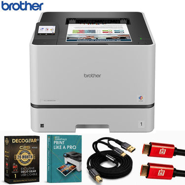 Brother Business Color Laser Printer with Networking+26 Month Protection Bundle