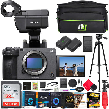 Sony Cinema Line FX3 Full Frame Camera Body Kit + XLR Top Handle Filmmaker Bundle