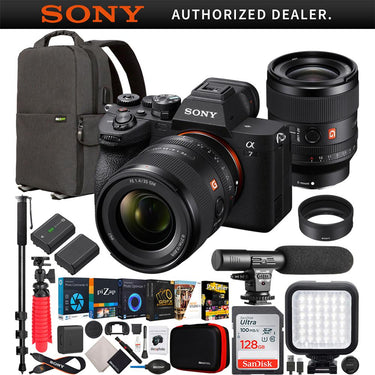 Sony a7 IV Full Frame Mirrorless Camera + FE 35mm F1.4 GM Lens Kit SEL35F14GM Bundle
