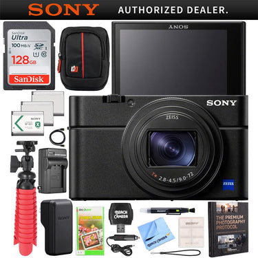Sony Cyber-Shot DSC-RX100 VII Camera Kit DSC-RX100M7 3x Battery 128GB Pro Bundle