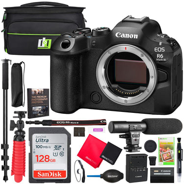 Canon EOS R6 Mark III Full Frame Mirrorless Camera Body with Accessories Kit Bundle