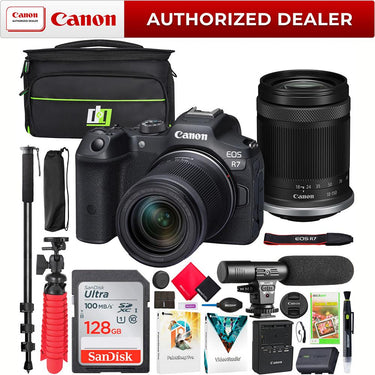 Canon EOS R7 Mirrorless Camera with RF-S 18-150mm F3.5-6.3 IS STM Lens Kit Pro Bundle