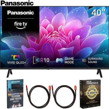 Panasonic 40" S65C Full HD 60Hz QLED Fire TV 2026 + 26 Month Protection Bundle