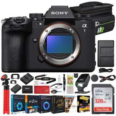 Sony Alpha 1 II Full-frame Mirrorless Camera (Body) w/ Accessories Bundle