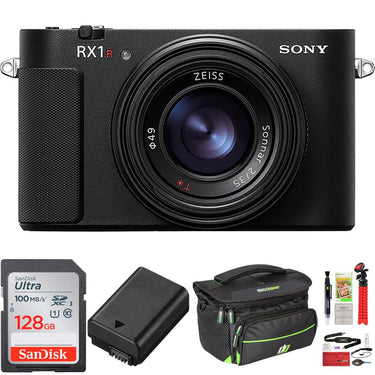 Sony RX1R III Compact Full-Frame Digital Camera 61MP - Black w/ Accessories Bundle