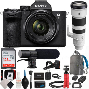 Sony a7 V Full-Frame Mirrorless Camera (28-70mm + 400-800mm) Dual Lens Bundle