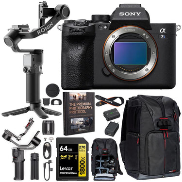 Sony a7S III Mirrorless Full Frame Camera Body Kit +DJI RS 3 Mini Gimbal Bundle