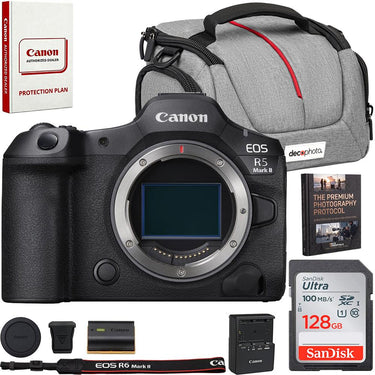 Canon EOS R5 Mark II Full Frame Mirrorless Camera Body with Accessories Bundle