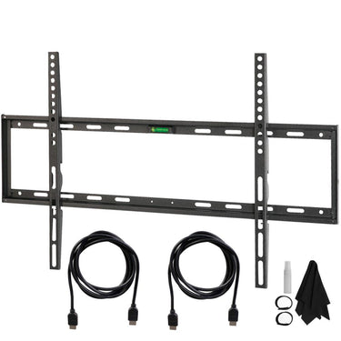 Deco Mount Flat Wall Mount Kit Ultimate Bundle for 45-90 inch TVs