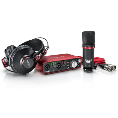 Focusrite Scarlett 2i2 Studio Pack & Recording Bundle - 2nd Generation w/ Pro Tools