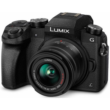 Panasonic LUMIX G7 Interchangeable Lens 4K UHD Blk DSLM Camera w/14-42mm Lens - Open Box
