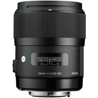 Sigma Art Wide-angle lens - 35 mm - F/1.4 DG HSM- Canon EF w/ USB Dock Bundle