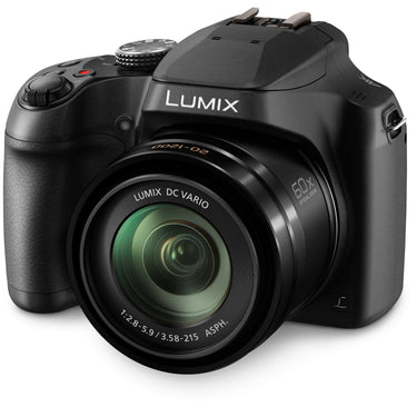 Panasonic Lumix DC-FZ80 4K Digital Camera with 20-1200mm Lens 60x Optical Zoom