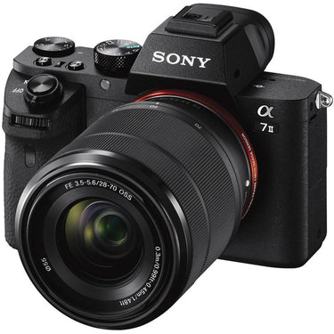 Sony Alpha 7II Mirrorless Camera with 28-70mm Lens + 64GB Battery Grip Super Bundle